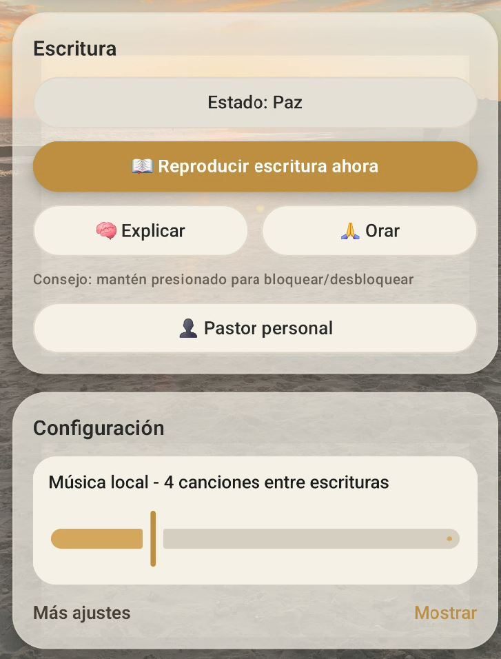 Tarjeta de Escritura en español