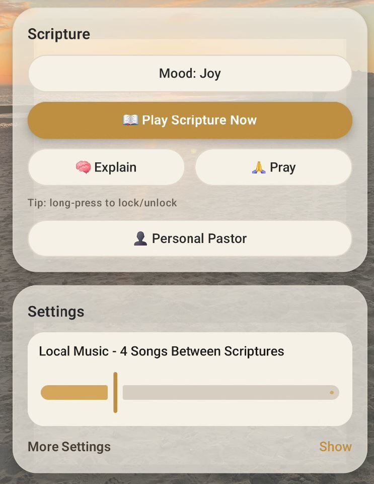 Android scripture card